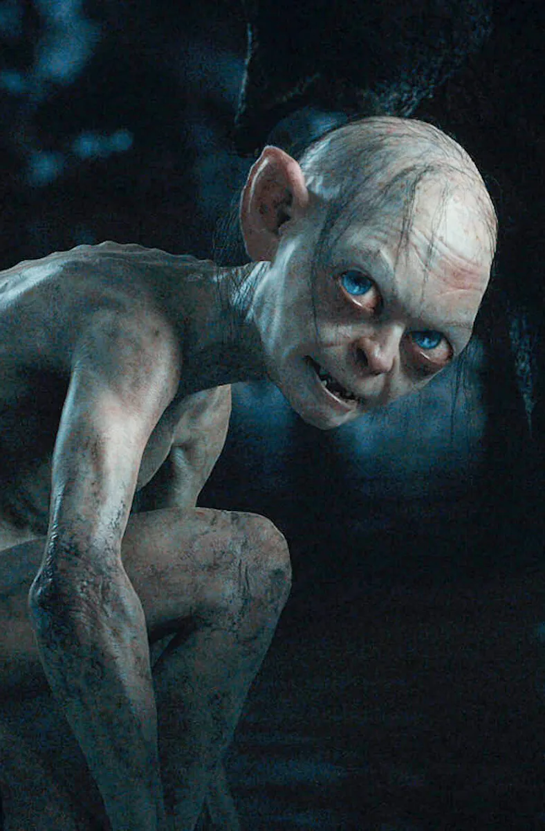 Andy Serkis as Gollum in The Hobbit: An Unexpected Journey