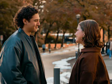 Garrett and Hannah in Off Campus. Photo via Prime Video