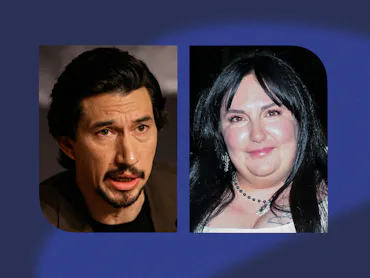 Adam Driver and Lena Dunham. Photos via Getty Images