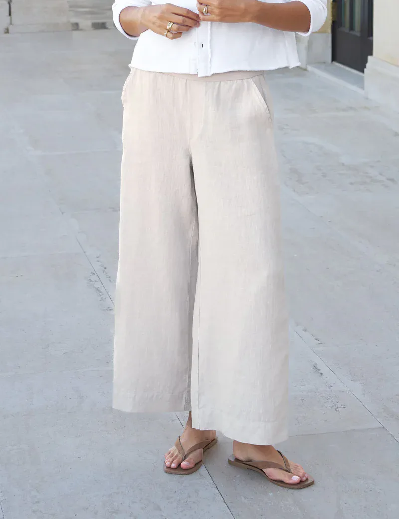 Maisie Wide-Leg Pull-On Pant