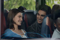 Hannah and Justin in Off Campus. Photo via Prime Video