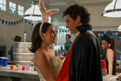 Hannah and Garrett in Off Campus. Photo via Prime Video