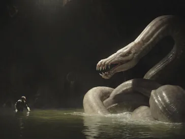 The Dragonsnake in 'The Mandalorian and Grogu.'