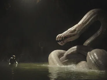 The Dragonsnake in 'The Mandalorian and Grogu.'