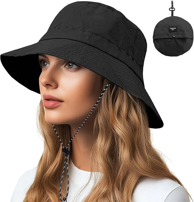 NPQQUAN Foldable Bucket Hat 