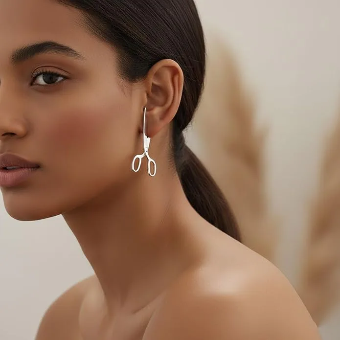 Frodete Scissor Earrings 