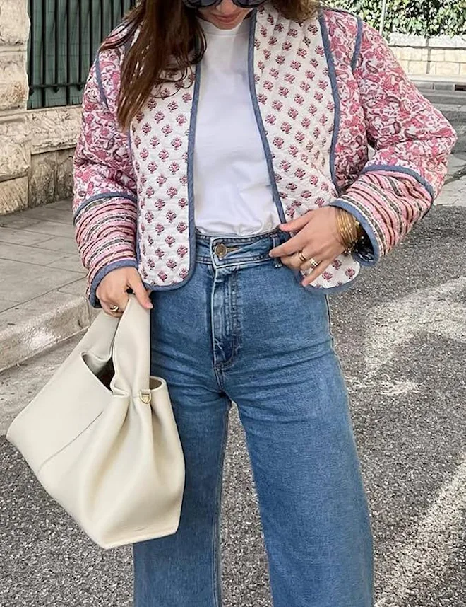 Wyeysyt Cropped Quilted Puffer Jacket
