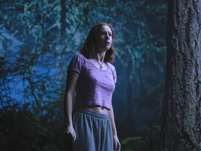 Hannah Einbinder as Kris in Teenage Sex and Death at Camp Miasma