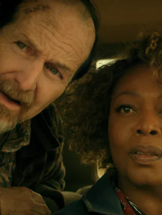 The Boroughs. (L to R) Denis O’Hare as Wally, Alfre Woodard as Judy, Alfred Molina as Sam, Clarke Pe...