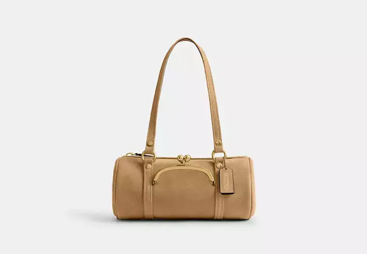 Kisslock Barrel Bag 28