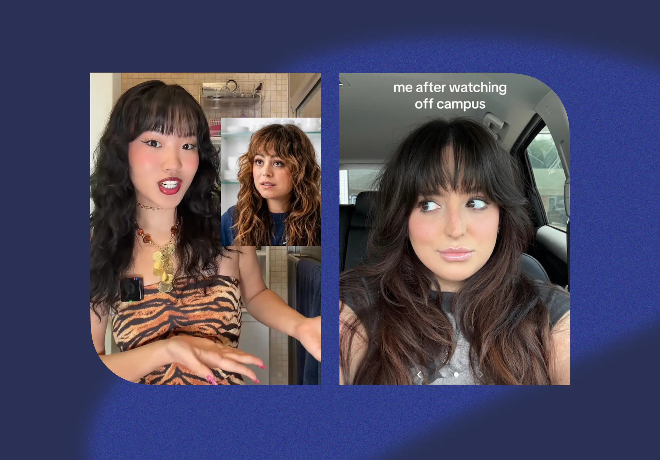 How to get the viral "Off Campus" haircut, inspired by Allie Hayes.