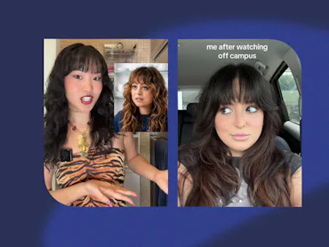 How to get the viral "Off Campus" haircut, inspired by Allie Hayes.