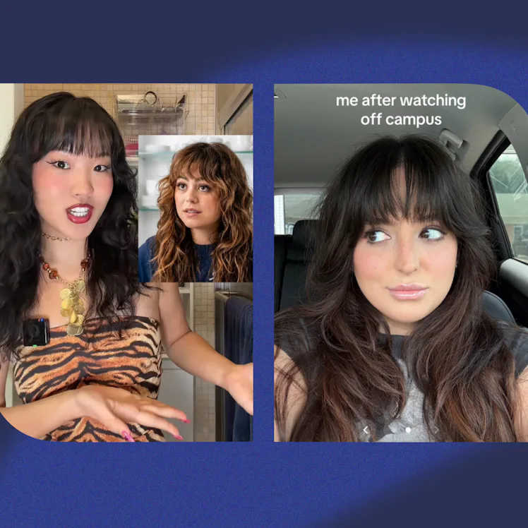 How to get the viral "Off Campus" haircut, inspired by Allie Hayes.