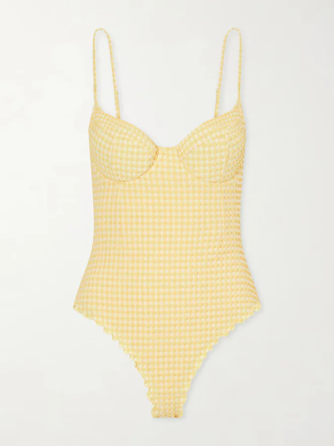 Suni Checked Swimsuit