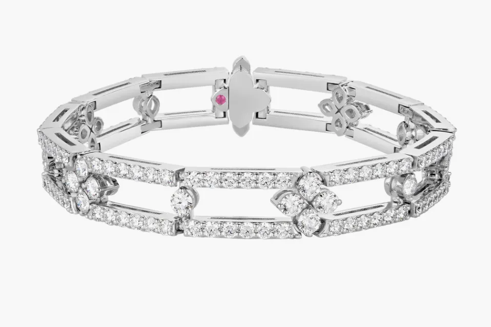 LOVE IN VERONA OPEN FRAME PAVÉ DIAMOND BRACELET