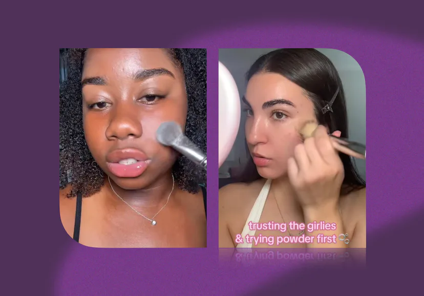 TikTok’s powder before foundation trick helps makeup last longer.