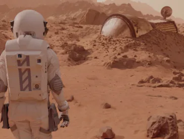 Avery Stevens (Ines Asserson) on Mars in the Season 5 finale of 'For All Mankind.'