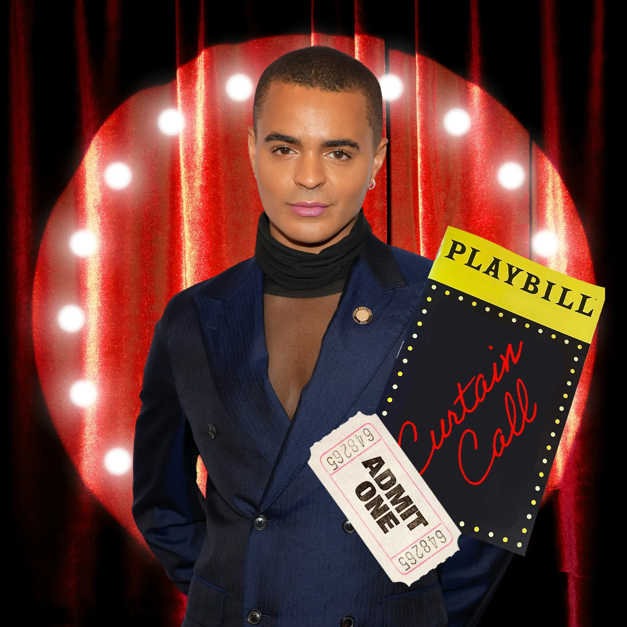 Layton Williams stars as the Iceberg in "Titanique."
