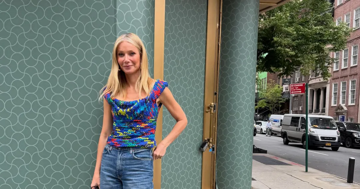 Gwyneth Paltrow bringt Farbe in die NYC-Sommeruniform