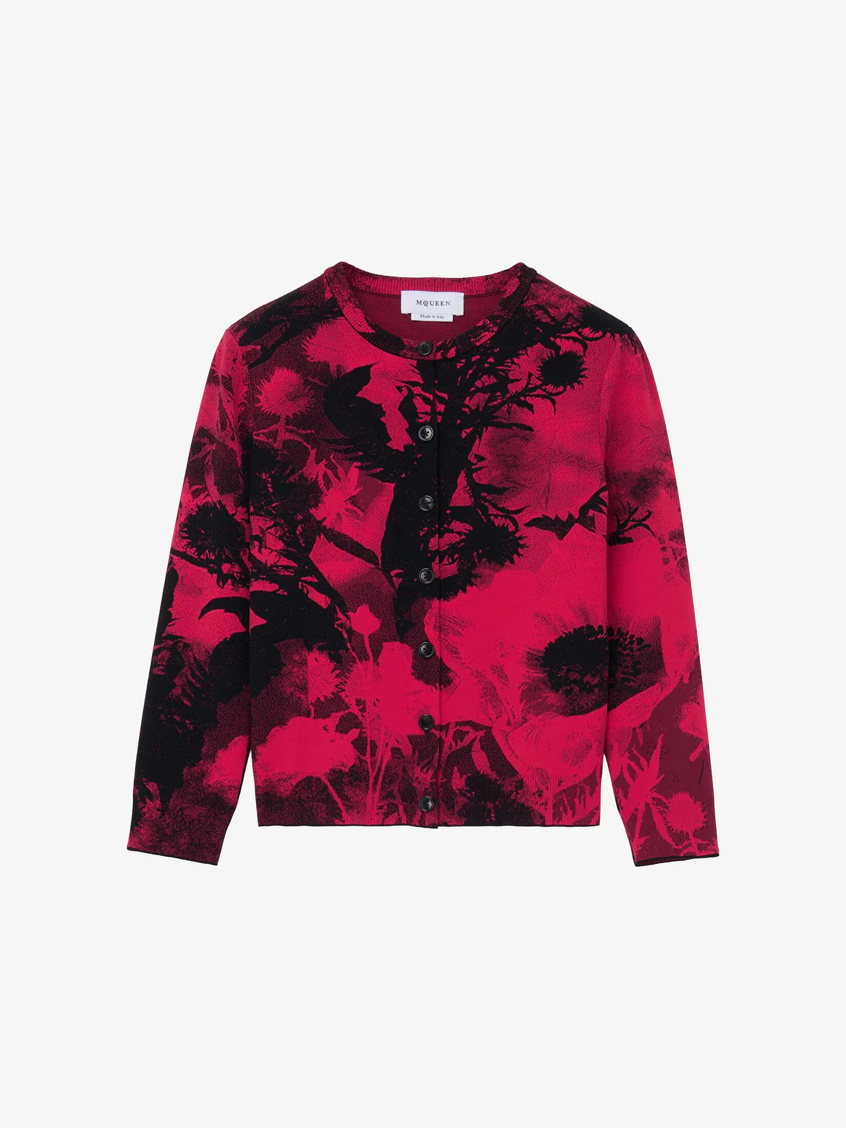 Women's Floral Jacquard Cardigan