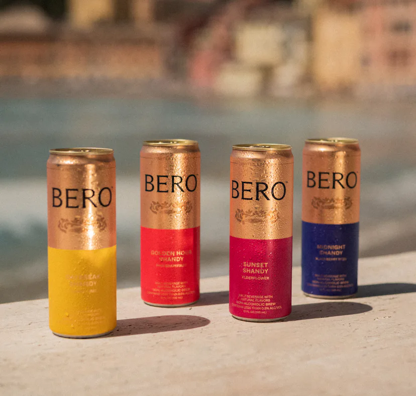 I tried BERO's shandy line of drinks.