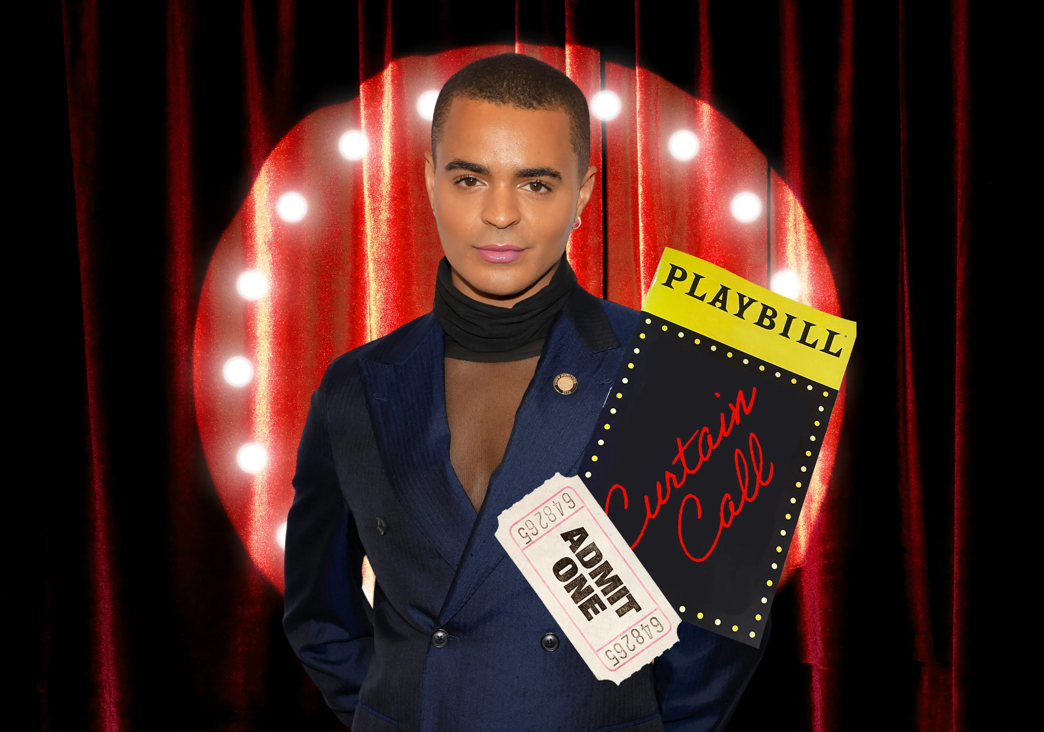 Layton Williams stars as the Iceberg in "Titanique."