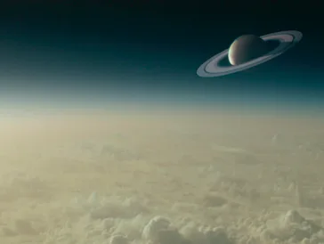 Saturn, as seen from Titan in the ending of 'For All Mankind' Season 5.