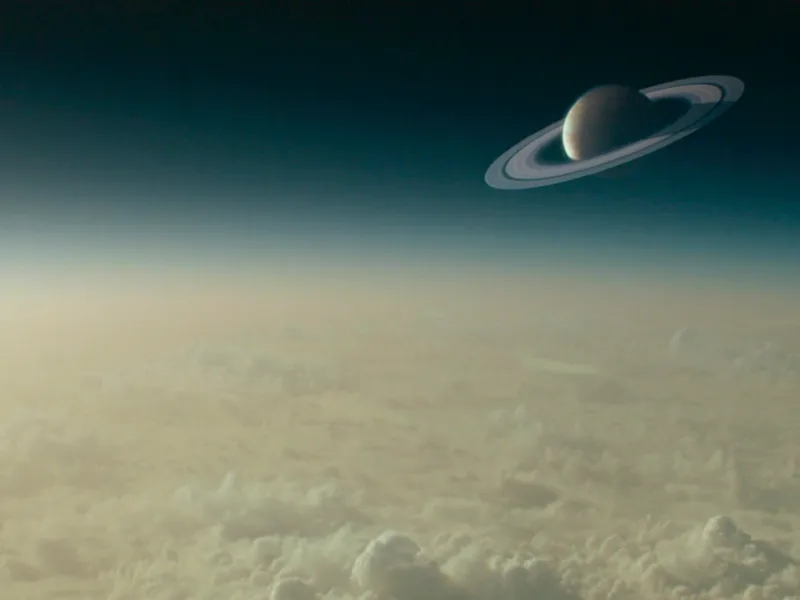 Saturn, as seen from Titan in the ending of 'For All Mankind' Season 5.