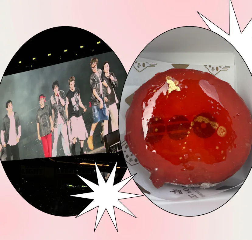 I tried the viral BTS ARIRANG World Tour-inspired donut in Las Vegas.