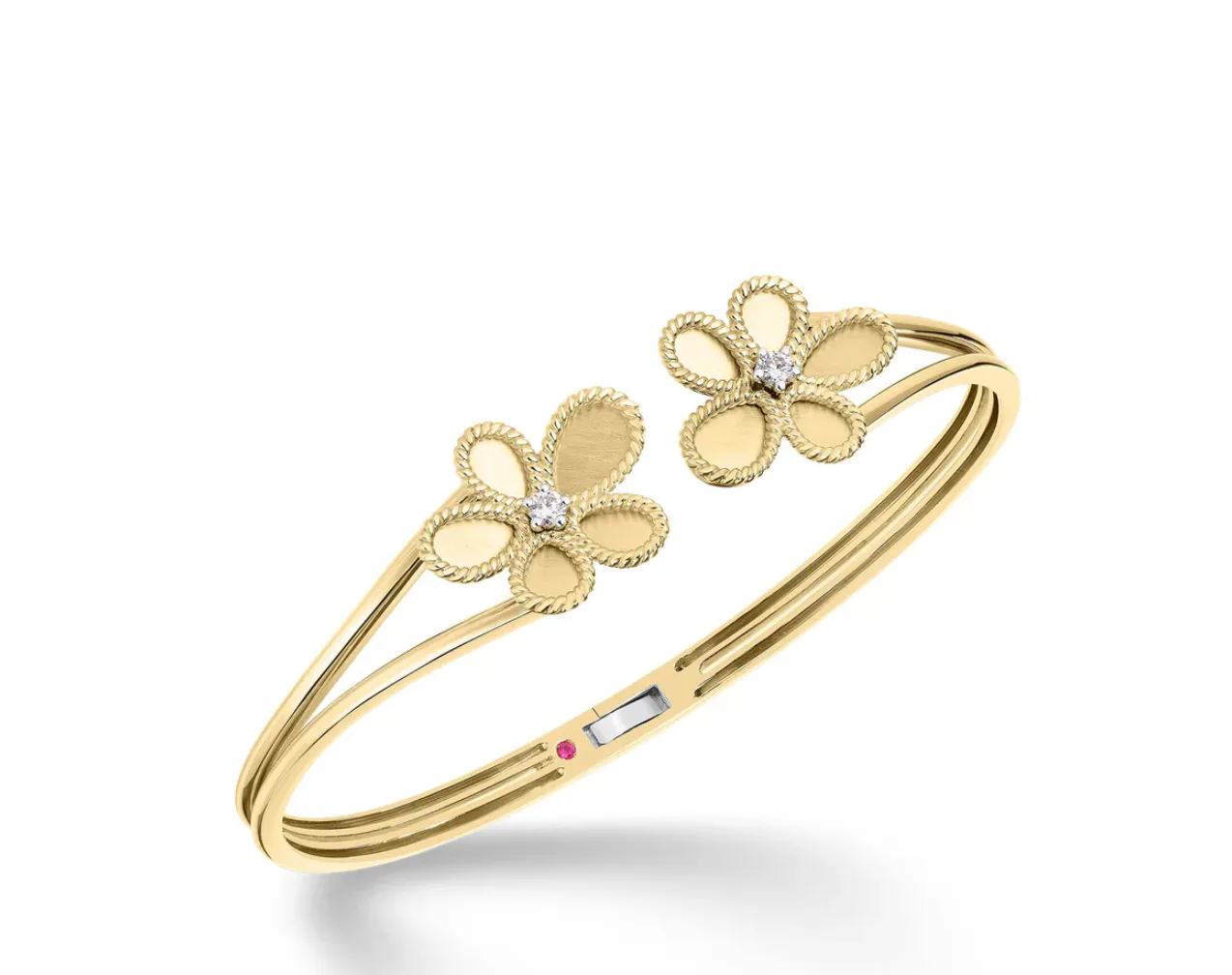 JASMINE DIAMOND FLOWER BANGLE