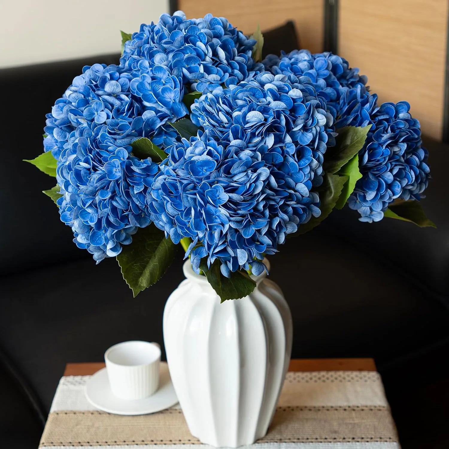 DUYONE Soft Touch Artificial Hydrangea Flowers