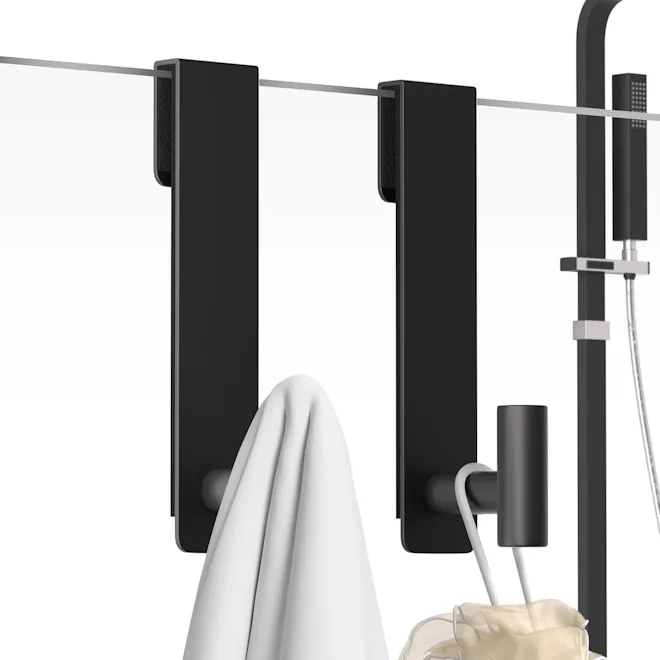 PMMASTO Shower Door Hooks (2-Pack)