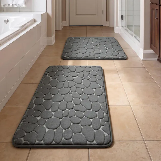 YIHOUSE Memory Foam Bathroom Rugs (2 Pieces)