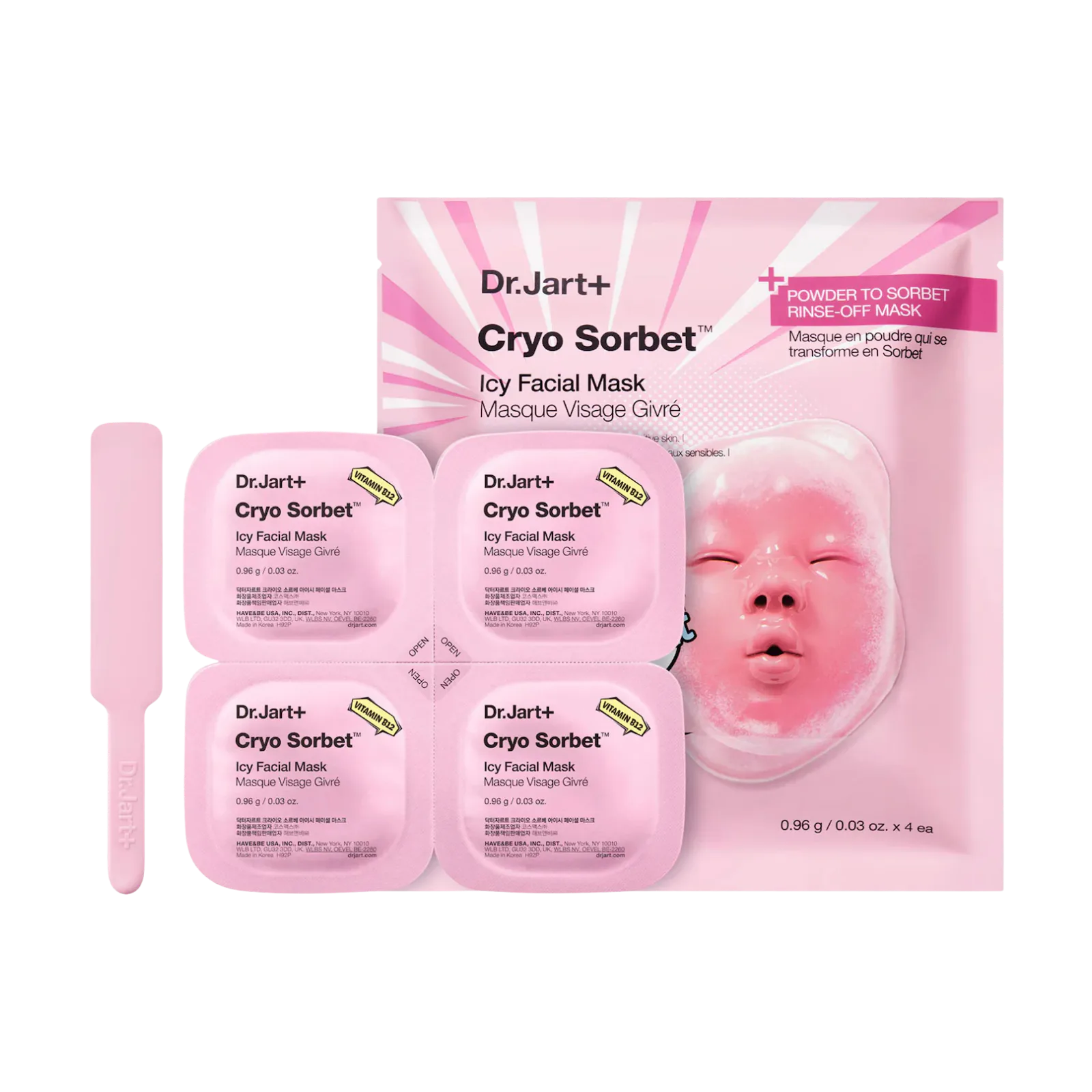 Dr. Jart+ Cryo Sorbet Icy Facial Mask to Visibly Depuff
