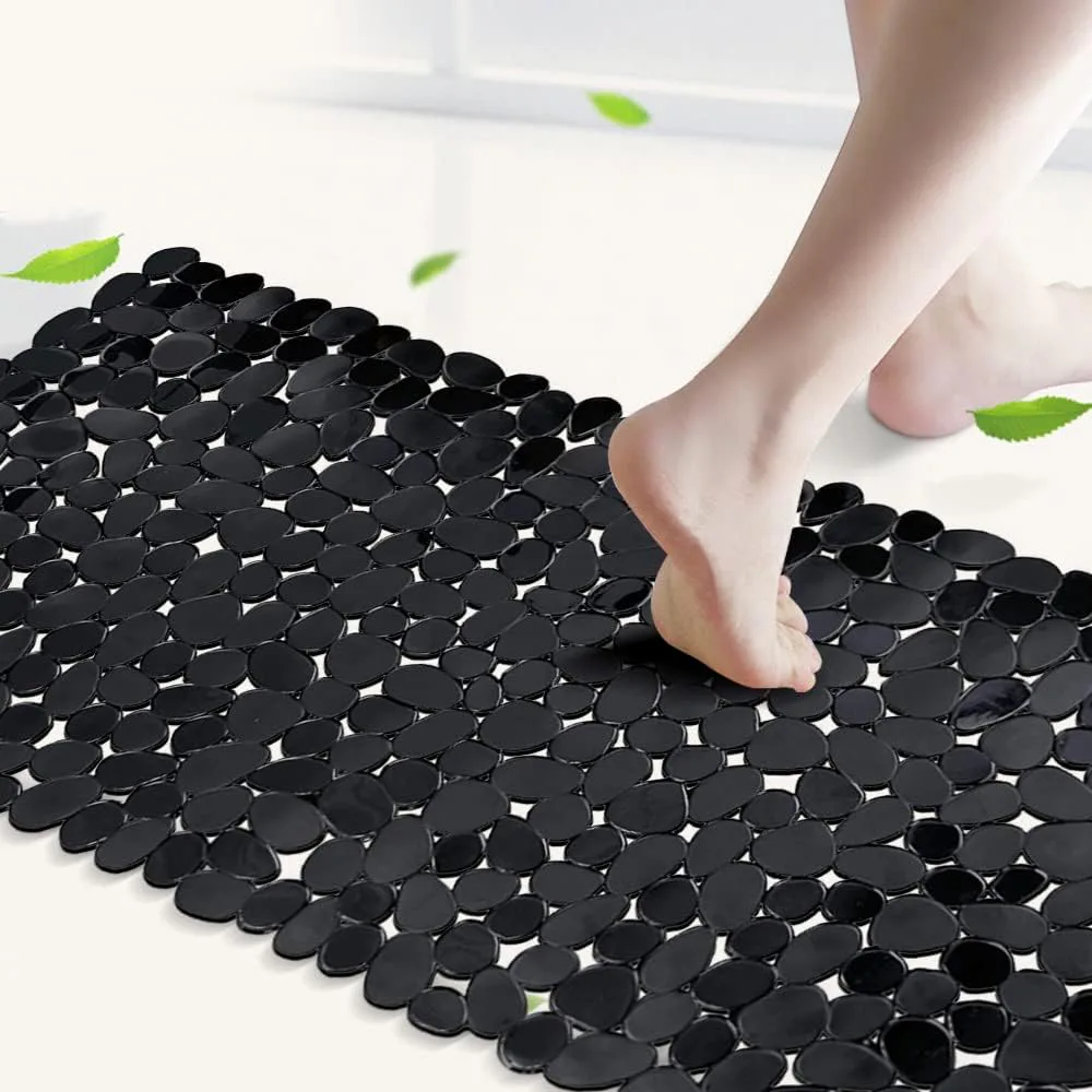 SONGZIMING Non-Slip Pebble Bathtub Mat