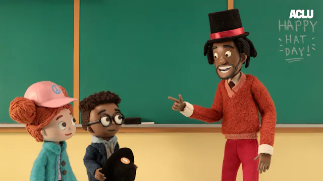 The ACLU has a new kids' show called 'Know Your Rights University.'