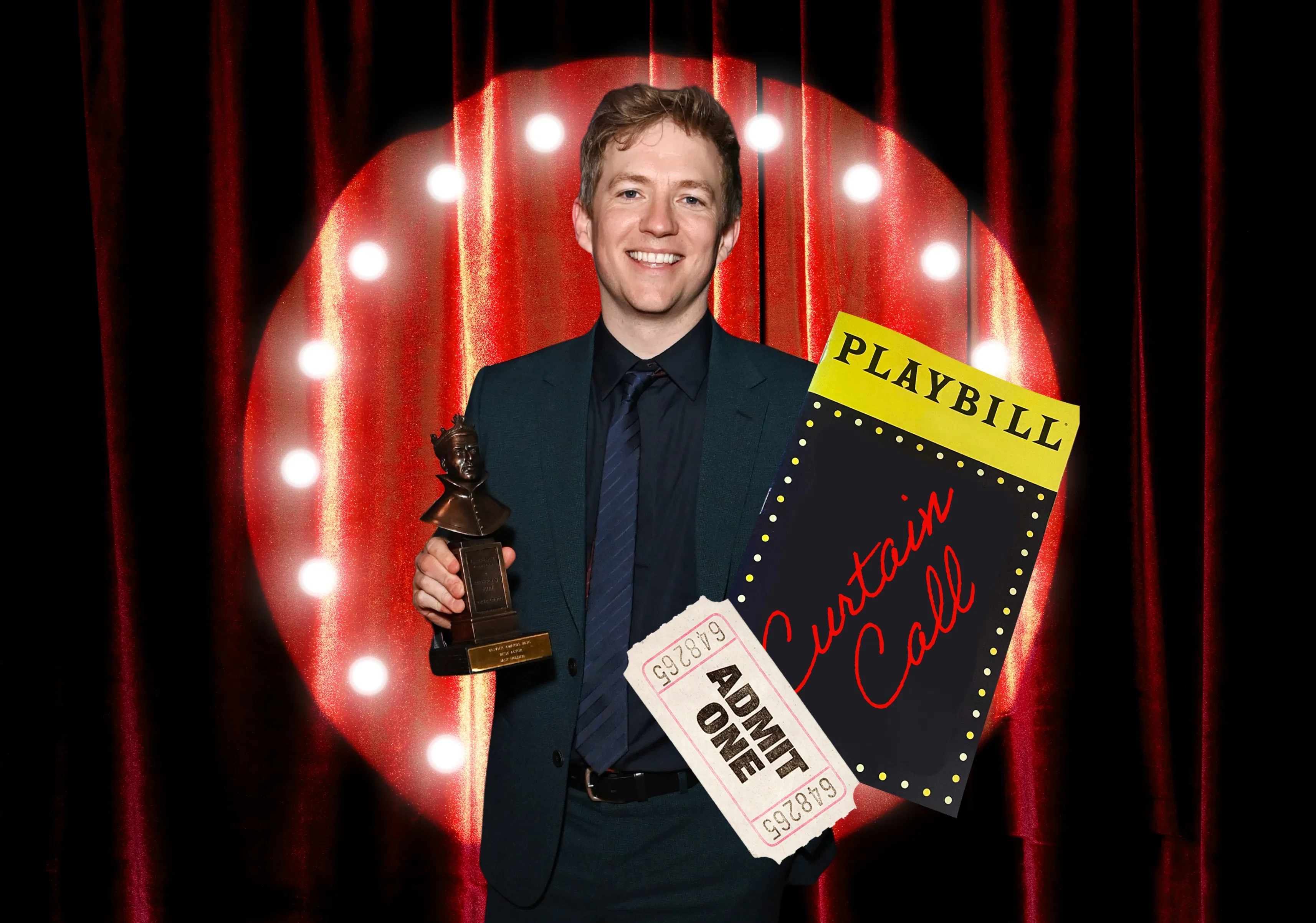 Jack Holden won an Olivier Award for his one-man show, "Kenrex."