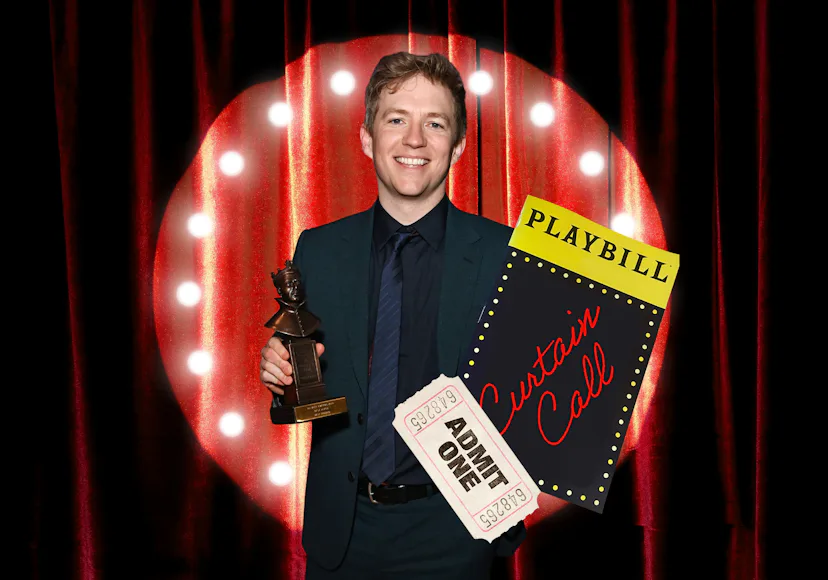 Jack Holden won an Olivier Award for his one-man show, "Kenrex."