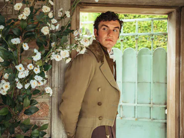 Dónal Finn as Tom Hayward in The Other Bennet Sister. Photo via BritBox