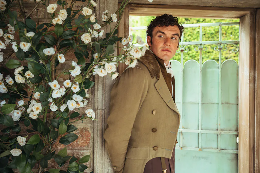 Dónal Finn as Tom Hayward in The Other Bennet Sister. Photo via BritBox