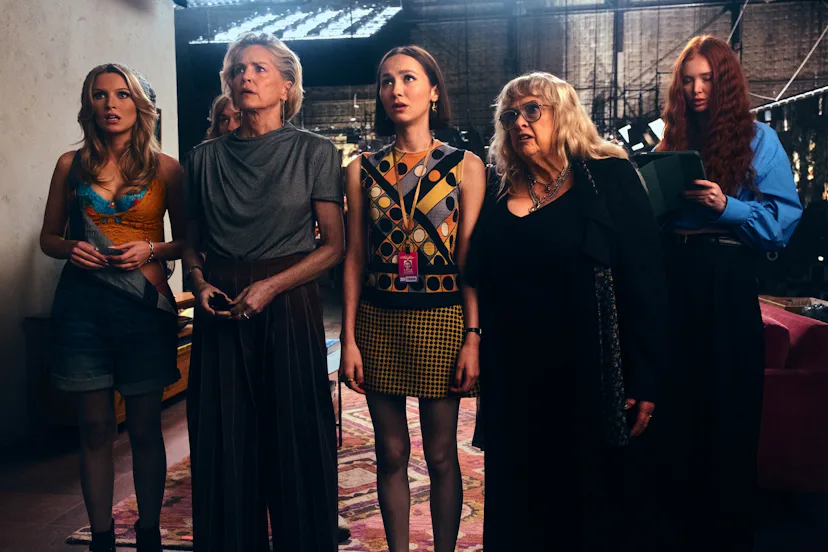 Maude Apatow and Sharon Stone on 'Euphoria'