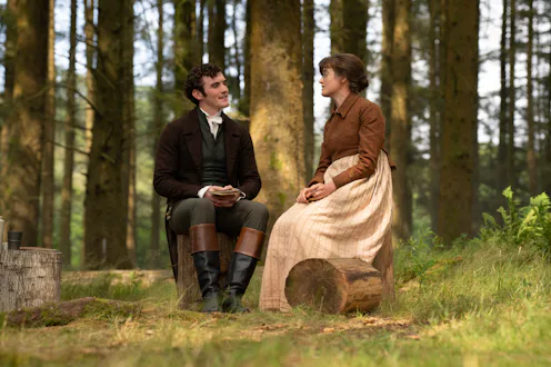 Dónal Finn & Ella Bruccoleri as Tom Hayward and Mary Bennet in The Other Bennet Sister. Photo via Br...