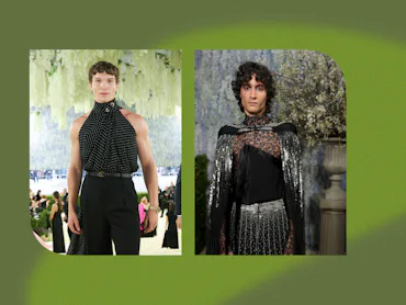 Connor Storrie and Sombr at the 2026 Met Gala.