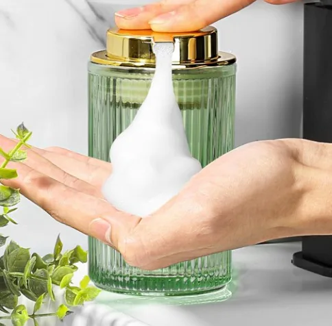KASUNTING Glass Foaming Soap Dispenser