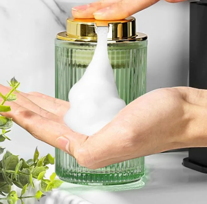 KASUNTING Glass Foaming Soap Dispenser
