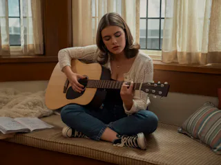 Ella Bright revealed Taylor Swift's '1989' helped her get into character as Hannah for 'Off Campus.'
