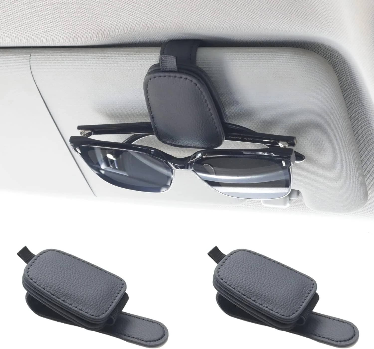 Yuoyar Visor Sunglasses Holder (2-Pack)