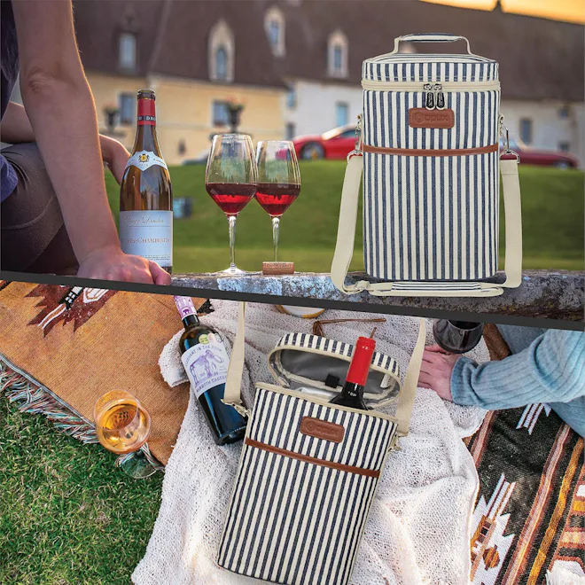 opux Wine Bottle Carrier Tote