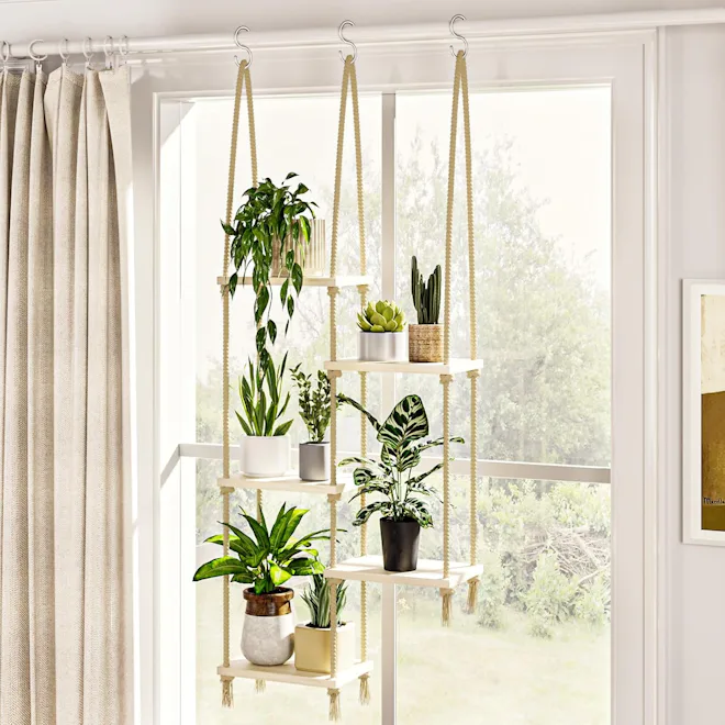 Bamworld Hanging Plant Shelves