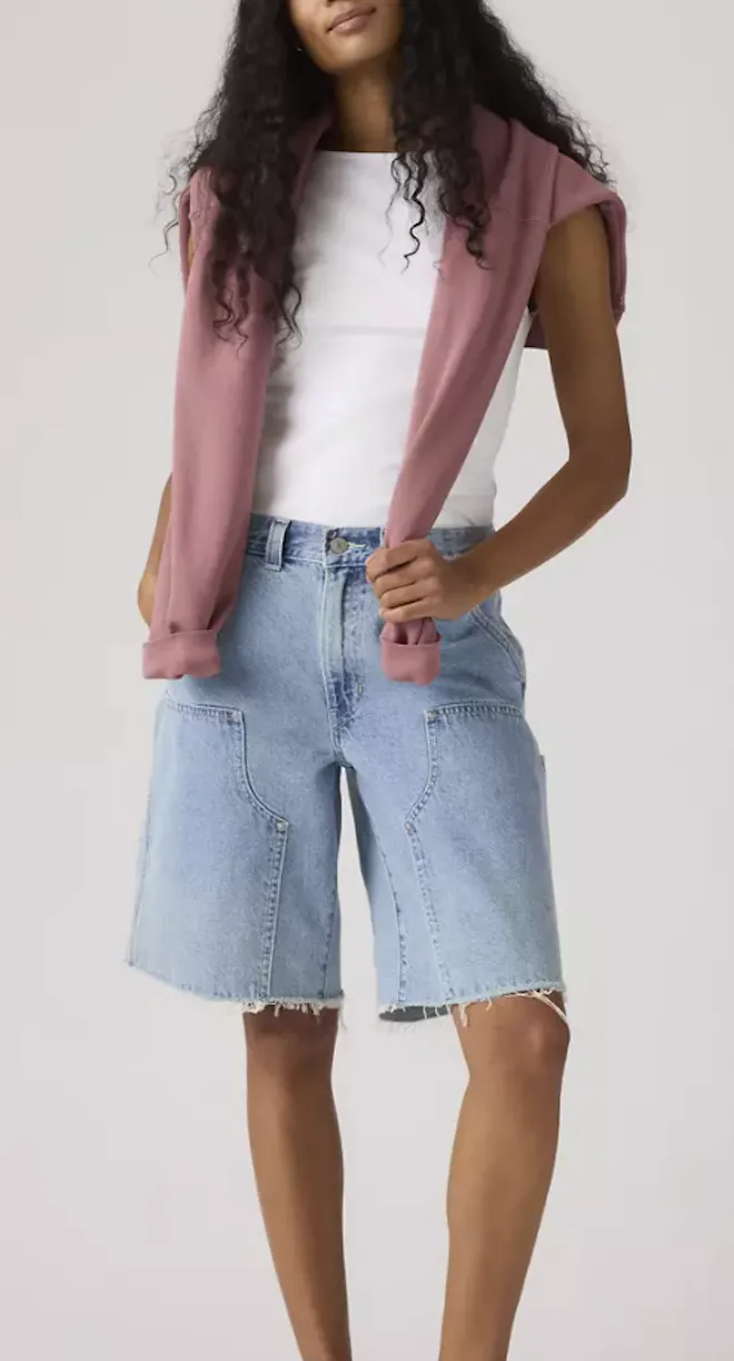 Baggy Dad Utility Women's Shorts